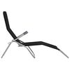 vidaXL Chaises longues pliables lot de 2 Textilène Noir