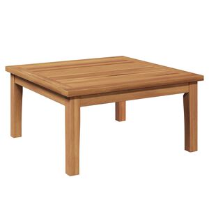 vidaXL Table de Jardin Marron Bois de teck massif