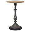 vidaXL Table d'appoint Bois de sapin massif 40 x 64 cm Marron