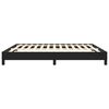 vidaXL Cadre de lit sans matelas noir California similicuir