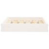 vidaXL Lit pour chien Blanc 51,5x44x9 cm Bois de pin solide