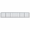 vidaXL Panier gabion avec couvercle 600x100x100 cm fer galvanis&eacute;