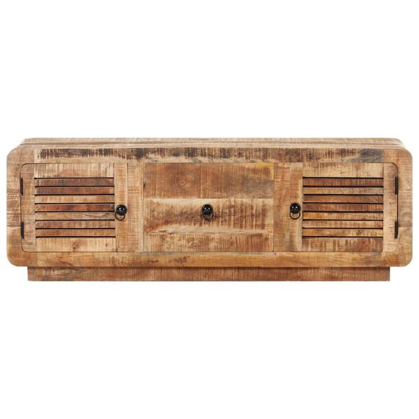 vidaXL Meuble TV 120x30x40 cm Bois de manguier brut