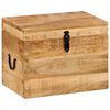 vidaXL Bo&icirc;te de rangement 39x28x31 cm Bois massif d'acacia