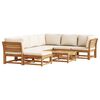 vidaXL Salon de jardin avec coussins 8 pcs bois massif d'acacia