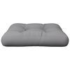 vidaXL Coussin de palette gris tissu