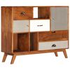 vidaXL Buffet 115x35x86 cm Bois solide d'acacia