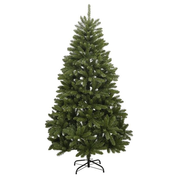 vidaXL Sapin de Noël artificiel articulé avec 300 LED 210 cm