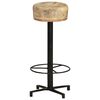 vidaXL Tabourets de bar lot de 2 76 cm bois de manguier massif