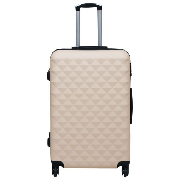 vidaXL Valise rigide Dor&eacute; ABS