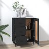 vidaXL Buffet Noir 69,5x34x90 cm Bois d'ing&eacute;nierie