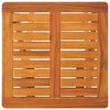 vidaXL Chaises longues lot de 2 avec table et coussins Acacia solide
