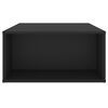 vidaXL Table basse noir 90x67x33 cm bois d'ingénierie