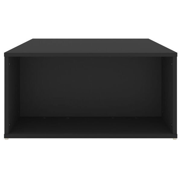 vidaXL Table basse noir 90x67x33 cm bois d'ingénierie