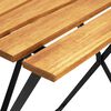 vidaXL Mobilier de bistro pliable 3 pcs Bois d'acacia solide