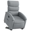 vidaXL Fauteuil inclinable gris clair tissu
