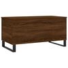 vidaXL Table basse Ch&ecirc;ne marron 90x44,5x45 cm Bois d'ing&eacute;nierie