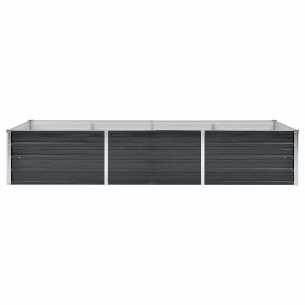 vidaXL Lit surélevé de jardin Anthracite 240x80x45 cm Acier galvanisé