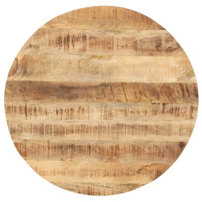 vidaXL Dessus de table Ø60x(2,5-2,7) cm bois de manguier massif