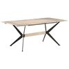 vidaXL Table à manger 180x90x76 cm Bois de manguier massif