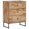 vidaXL Buffet Bois de teck recycl&eacute; 60x30x75 cm