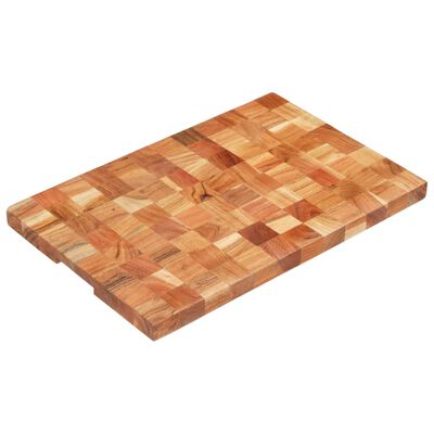 vidaXL Planche à découper 60x40x3,8 cm Bois d'acacia massif