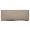 vidaXL Set de coussins de palette 3 pcs Taupe Tissu Oxford