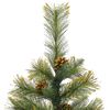 vidaXL Sapin de No&euml;l artificiel articul&eacute; avec pommes de pin 150 cm