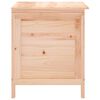vidaXL Boîte de rangement de jardin 50x49x56,5 cm bois massif de sapin
