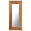 vidaXL Miroir cosm&eacute;tique 50x110 cm Bois solide d'acacia