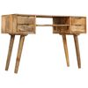 vidaXL Bureau Bois de manguier massif 115 x 47 x 76 cm