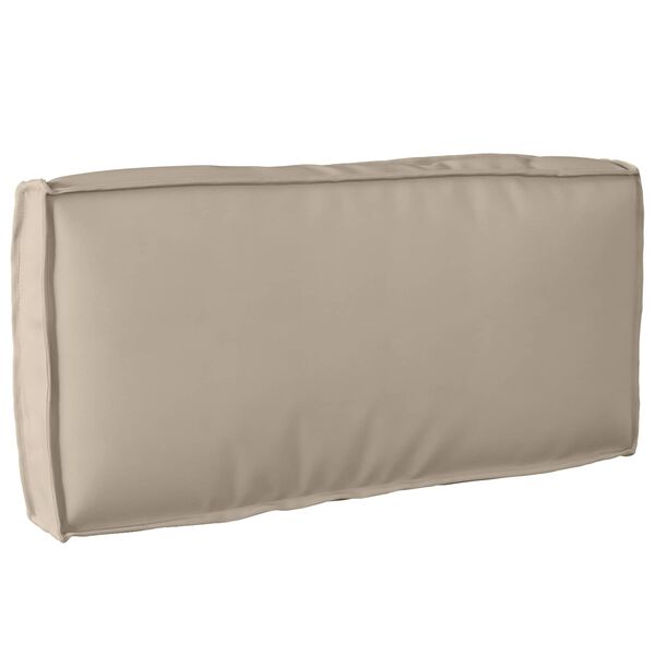 vidaXL Coussin Taupe 80 x 40 x 12 cm Tissu Oxford