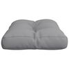 vidaXL Coussin de palette gris 50x40x12 cm tissu