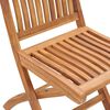 vidaXL Chaises de jardin lot de 2 et coussins cr&egrave;me Bois teck massif