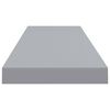 vidaXL &Eacute;tag&egrave;re murale flottante gris 90x23,5x3,8 cm MDF
