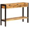 vidaXL Buffet avec 3 tiroirs 110x35x75 cm Bois de manguier massif