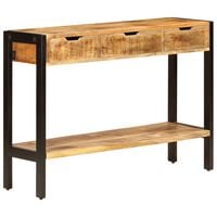 vidaXL Buffet avec 3 tiroirs 110x35x75 cm Bois de manguier massif