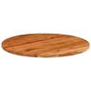 vidaXL Dessus de table Ø80x2,5 cm rond bois massif d'acacia
