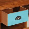 vidaXL Meuble TV avec 3 tiroirs 110x35x50 cm Bois d'acacia solide