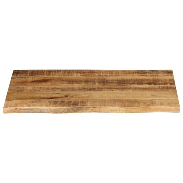 vidaXL Dessus de table 70x60x2,5 cm bord vif bois massif manguier brut