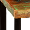 vidaXL Table de bar Bois de récupération massif 60x60x107 cm