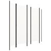 vidaXL Cloison de s&eacute;paration 5 panneaux Blanc 250x180 cm