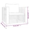 vidaXL Salon de jardin 6 pcs avec coussins Bois de teck solide