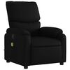 vidaXL Fauteuil de massage inclinable noir similicuir