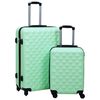 vidaXL Ensemble de valises rigides 2 pcs Menthe ABS