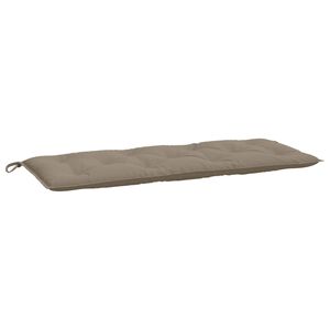 vidaXL Coussin de banc de jardin taupe 120x50x7 cm tissu oxford