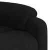vidaXL Fauteuil de massage inclinable noir velours