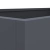 vidaXL Jardini&egrave;re anthracite 62x30x29 cm acier