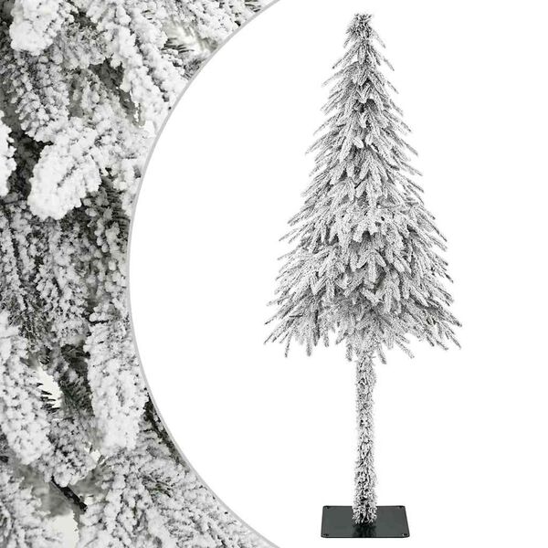 vidaXL Sapin de No&euml;l artificiel avec neige floqu&eacute;e 180 cm