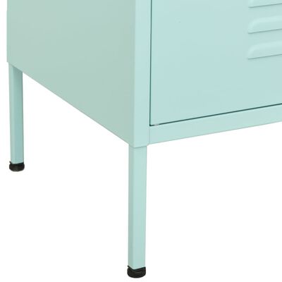 vidaXL Armoire de rangement Vert menthe 80x35x101,5 cm Acier